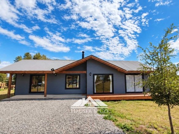 Casa Country Villarrica con vista al volcán