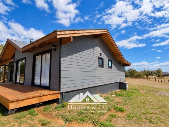 Casa Country Villarrica con vista al volcán