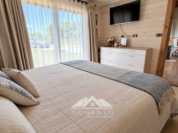 Casa Country Villarrica con vista al volcán
