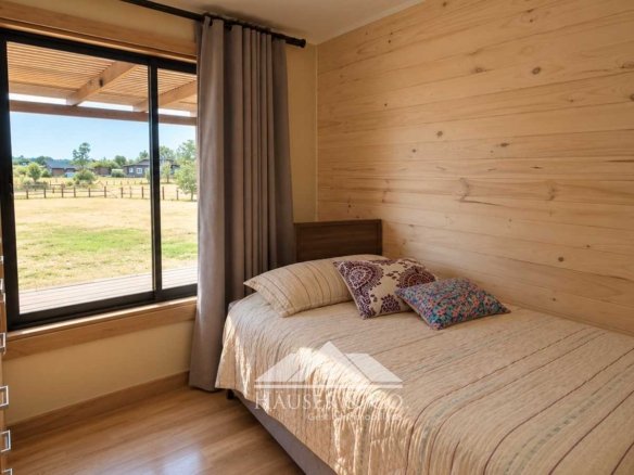 Casa Country Villarrica con vista al volcán